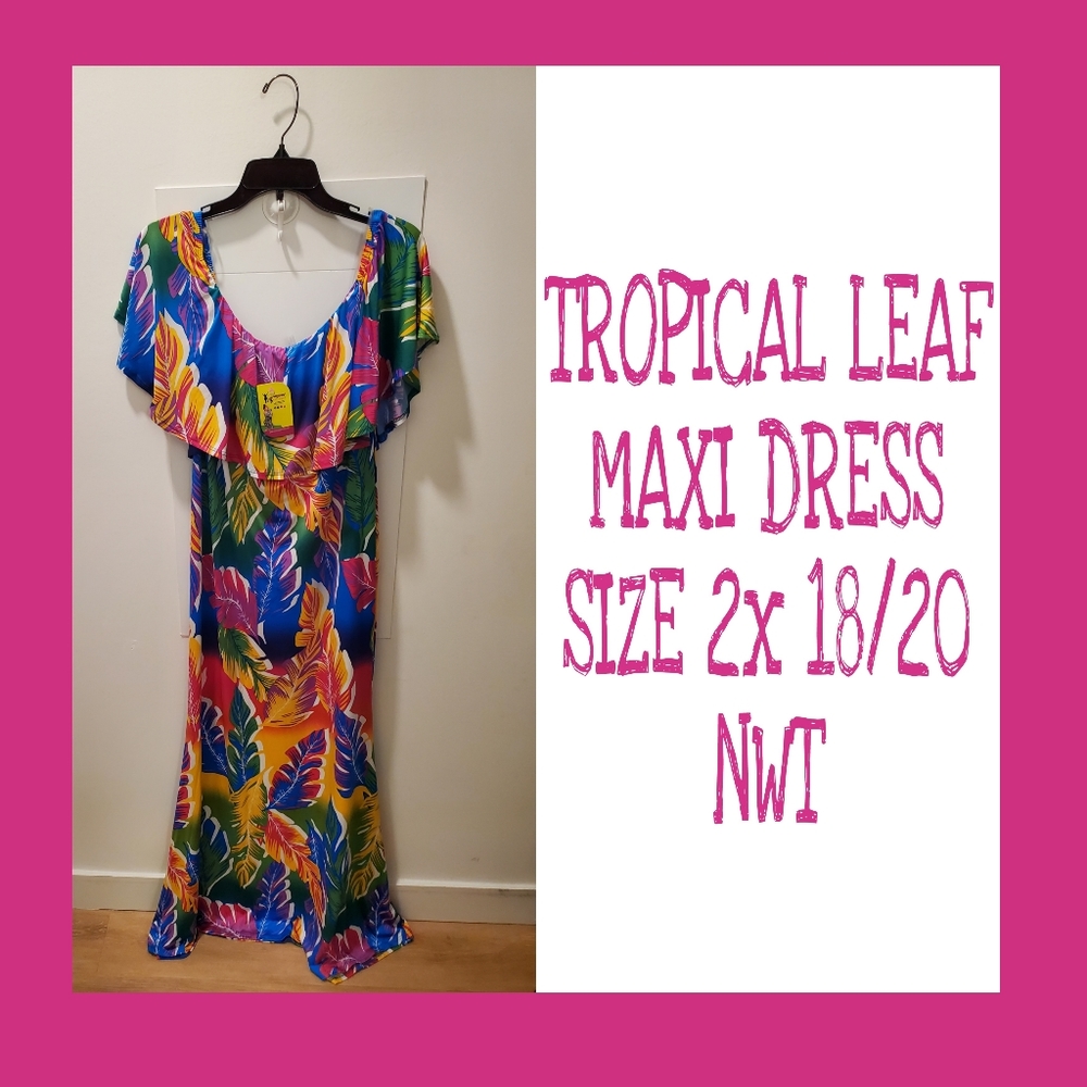 Tropical Maxi Dress